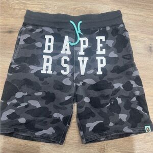 BAPE RSVP Camo Men's Shorts - Black